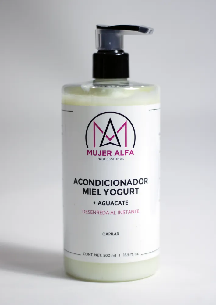 ACONDICIONADOR MIEL Y YOGURT + AGUACATE